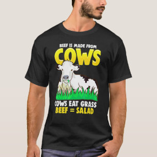 Koeien Gelijk Salade Dieet Grap T-shirt
