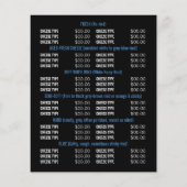 Koeien Grazen, Cheesemonger Adverteren Flyer (Achterkant)