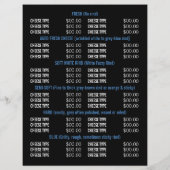 Koeien Grazen, Cheesemonger Adverteren Flyer (Achterkant)