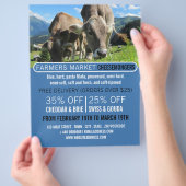 Koeien Grazen, Cheesemonger Adverteren Flyer (Hand)