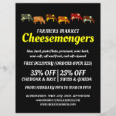 Koeien grazen, Cheesemonger Adverteren Flyer (Voorkant)
