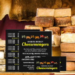 Koeien grazen, Cheesemonger Adverteren Flyer<br><div class="desc">Koeien grazen,  Cheesemonger Adverteren broers door de Visitekaartje winkel.</div>