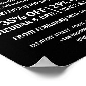 Koeien grazen, Cheesemonger Adverteren Poster (Hoek)