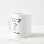 Koeien hebben handschoenen koffiemok (Voorkant links)