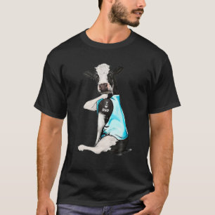Koeien Heifer Tattoos I Love Dad Koe Lover Gift T-shirt