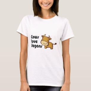 koeien houden van vegans t-shirt