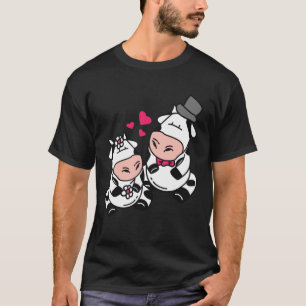 Koeien Huwelijk Boeren Huwelijk Liefde T-shirt