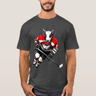Koeien IJshockeyspeler / IJshockeyclub T-shirt
