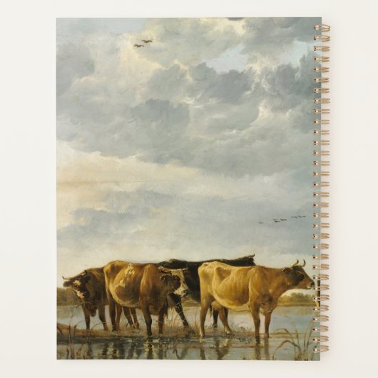 Koeien in de Aelbert Cuyp Planner (Achterkant)