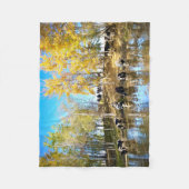 Koeien in de herfst bij de vijver fleece deken (Voorkant)
