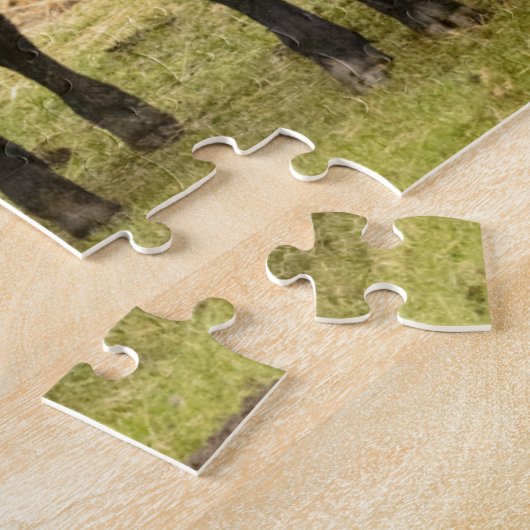 Koeien in de regen legpuzzel (Zijkant)