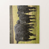 Koeien in de regen legpuzzel (Verticaal)