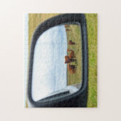 Koeien in de spiegel legpuzzel (Verticaal)