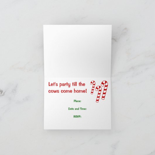 Koeien in de Uitnodiging van de Partij van (Binnen)