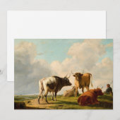 Koeien in de wei | Eugène Joseph Verboeckhoven (Voorkant / Achterkant)