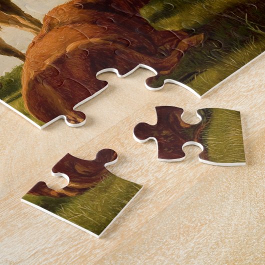 Koeien in de wei | Eugène Joseph Verboeckhoven Legpuzzel (Zijkant)