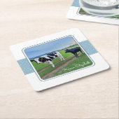 Koeien in de Weide Onderzetterset Kartonnen Onderzetters (Schuin)