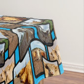 Koeien in een Afbeelding Montage, Tafelkleed (Voorbeeld)