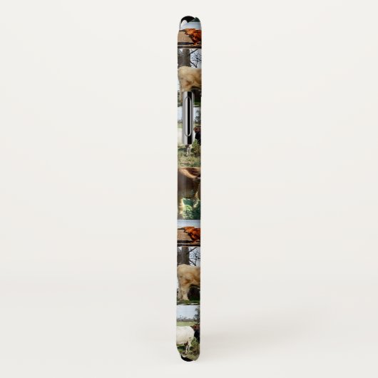 Koeien in een fotocollage, Case-Mate iPhone case (Achterkant / rechts)