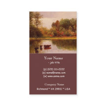 Koeien In Een Landschap Met Water Albert Bierstadt