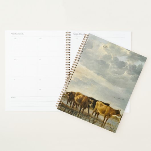 Koeien in een rivier Aelbert Cuyp Planner (Display)