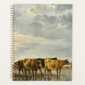 Koeien in een rivier Aelbert Cuyp Planner (Voorkant)