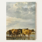 Koeien in een rivier Aelbert Cuyp   Planner (Achterkant)