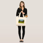 Koeien in een veld grote tote bag (Voorkant (model))