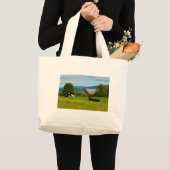 Koeien in een veld grote tote bag (Voorkant (product))