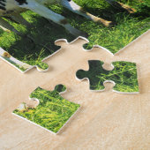 Koeien in het veld, Betsukai, Hokkaido Legpuzzel (Zijkant)