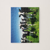 Koeien in het veld, Betsukai, Hokkaido Legpuzzel (Verticaal)