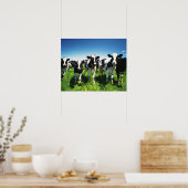 Koeien in het veld, Betsukai, Hokkaido Poster (Keuken)
