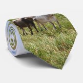 Koeien in het veld stropdas (Opgerold)