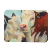 Koeien in liefde magneet (Horizontaal)