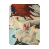 Koeien in liefde magneet (Verticaal)