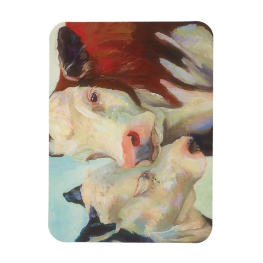 Koeien in liefde magneet (Verticaal)