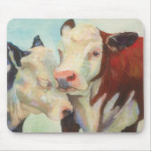 Koeien in liefde muismat (Voorkant)