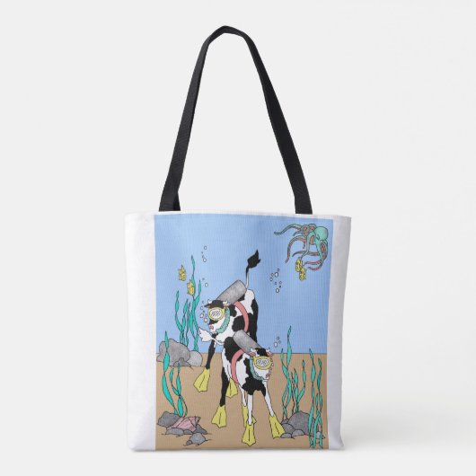 Koeien Incognito II-Canvas tas (Achterkant)