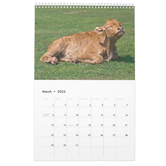 Koeien Kalender (Mar 2026)