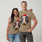 Koeien Kerstvrienden T-shirt (Unisex)