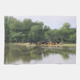 Koeien keukenhanddoek