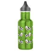 Koeien Kinder waterfles met naam (Links)