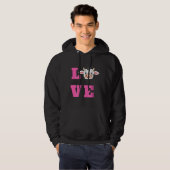 Koeien Love Moo Cattle Farmer Wife Ranch Hoodie (Voorkant volledig)