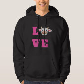 Koeien Love Moo Cattle Farmer Wife Ranch Hoodie (Voorkant)