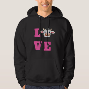 Koeien Love Moo Cattle Farmer Wife Ranch Hoodie