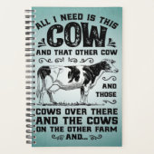 Koeien Lover Gifts, Farmer Gift Planner (Voorkant)