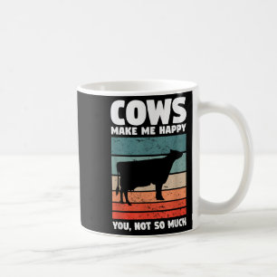 Koeien maken me gelukkig, jij niet zozeer Boerderi Koffiemok