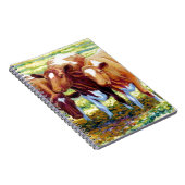 Koeien melkkoe in Afbeelding voor het schilderen v Notitieboek (Rechterzijde)