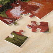 Koeien (na Jordanië) van Vincent van Gogh Legpuzzel (Zijkant)
