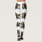 Koeien naam Afbeelding Logo met Koeien, Leggings (Achterkant)